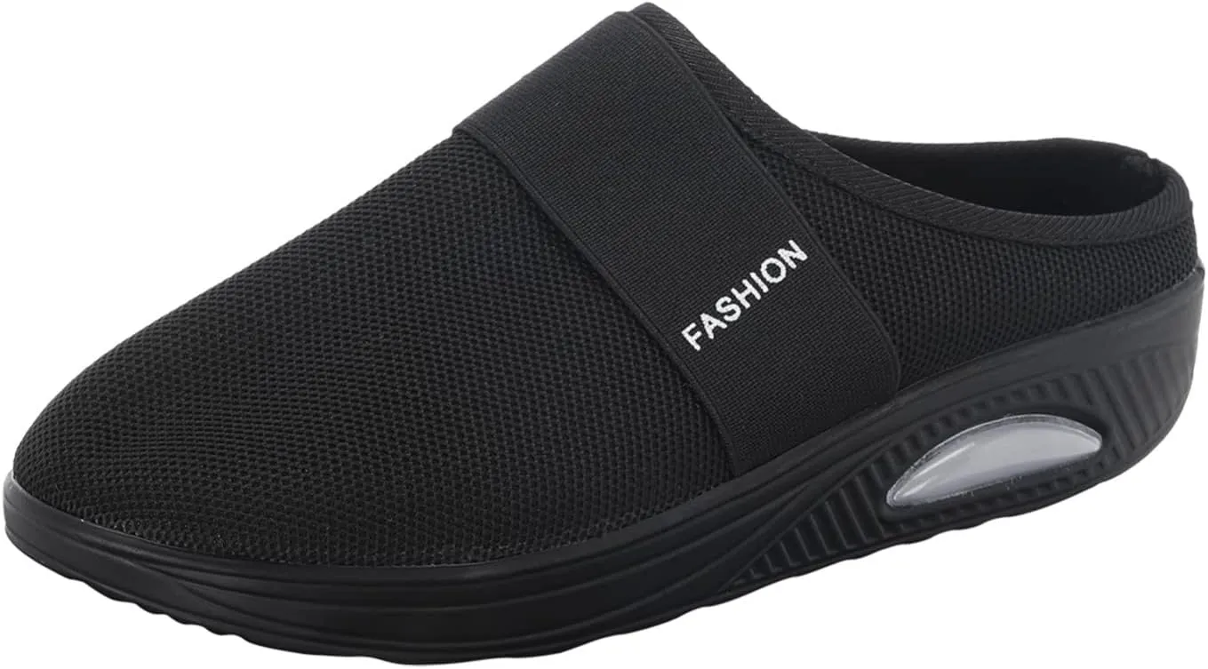 Women's Backless Slip on Mesh Sneakers Shoes Running Shoes for Men Casual Casual Shoes Fashion Sneakers 2025 Platform Tennis Shoe White Loafers