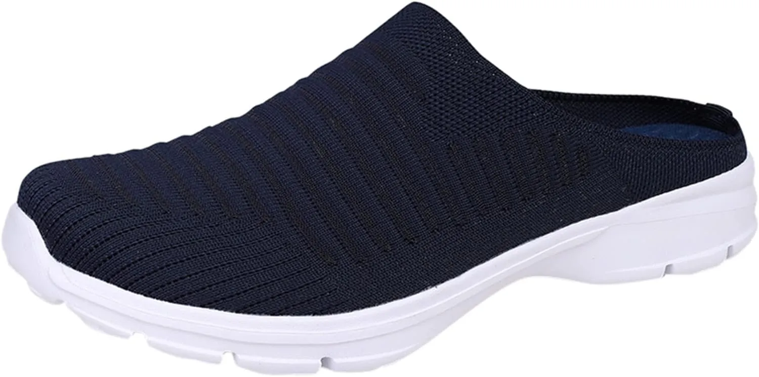 Women's Backless Slip on Mesh Sneakers Shoes Running Shoes for Men High Top Women's Shoes Casual Women Shoes Sneakers Red Tennis Shoe Loafers Dress Shoe