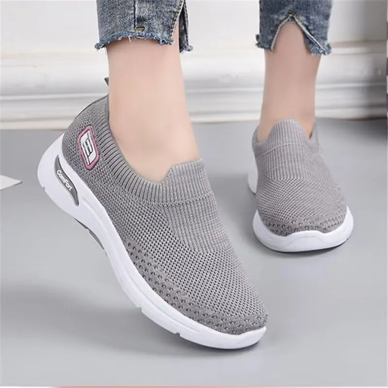 Women's Fashion Slip On Casual Walking Shoes for Sport Trekking Street