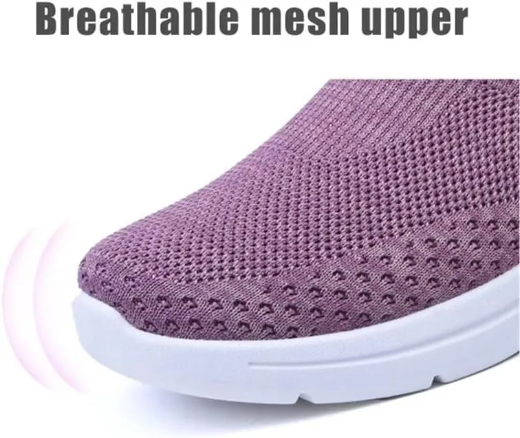 Women's Fashion Slip On Casual Walking Shoes for Sport Trekking Street