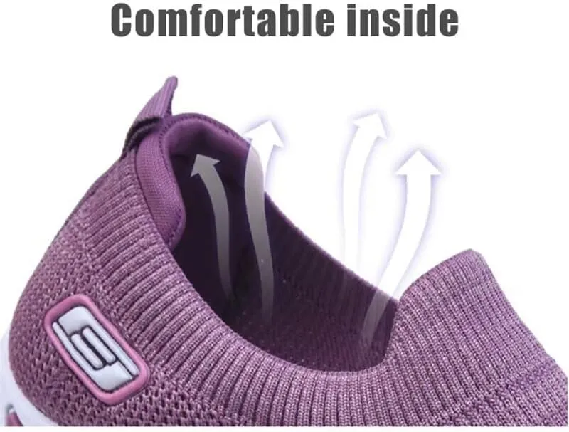 Women's Fashion Slip On Casual Walking Shoes for Sport Trekking Street
