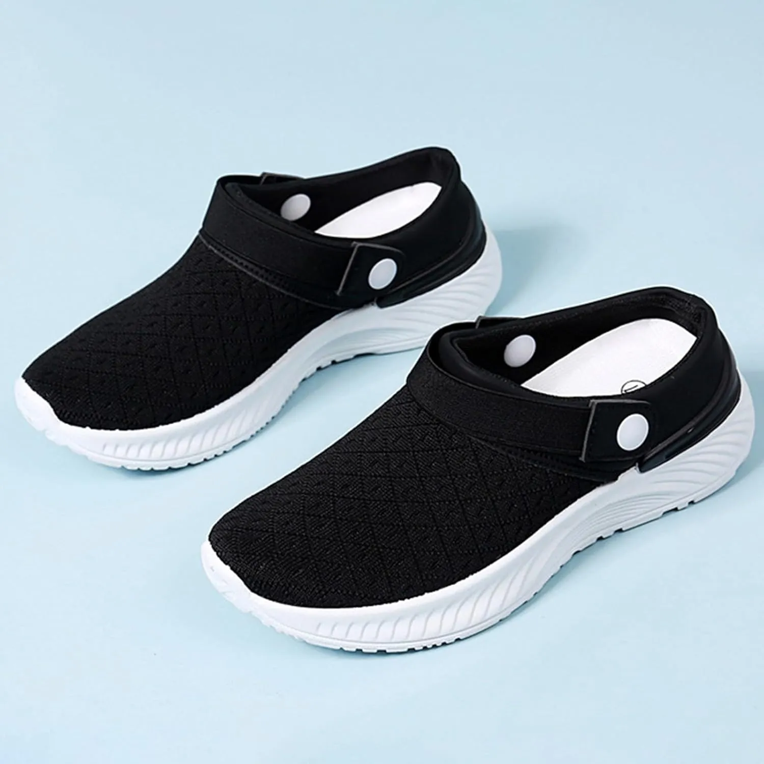 Womens Summer Breathable Mesh Slippers Walking Shoes Women Cute Woman Shoes Casual Women's Fashion Sneakers Red Tennis Shoe Loafers Casual Slip On