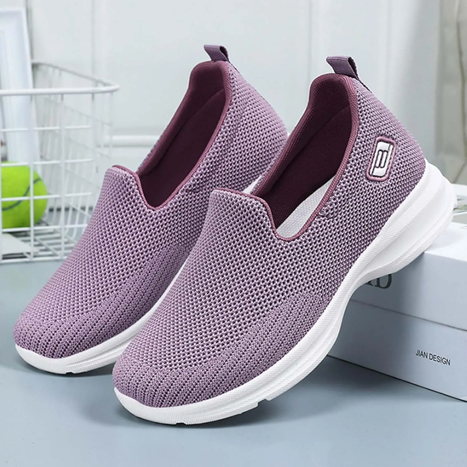 Women's Woven Orthopedic Breathable Soft Shoes Arch Support, Diabetes Foam Shoes Walking Anti-Skid Sports Shoes 2024 New Fall