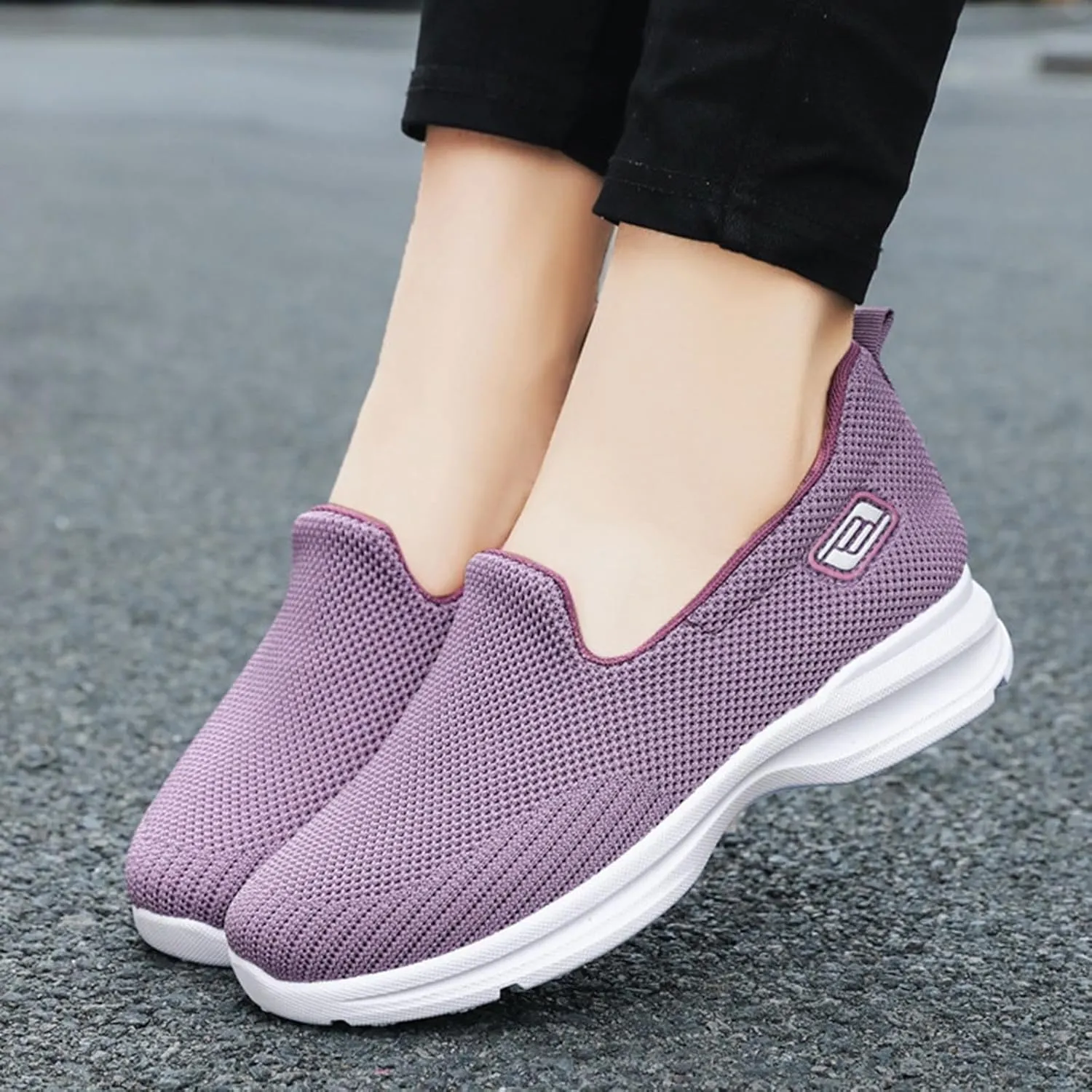 Women's Woven Orthopedic Breathable Soft Shoes Arch Support, Diabetes Foam Shoes Walking Anti-Skid Sports Shoes 2024 New Fall